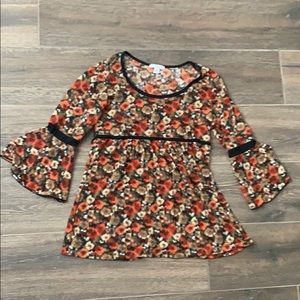 Dress barn baby doll bell sleeve top XL